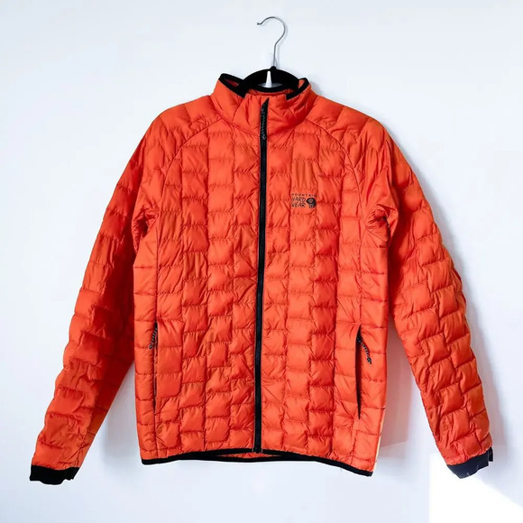 Mountain Hardwear Other - Mountain Hardwear Men's Summiter Down Jacket Small Orange Ultralight Outdoor